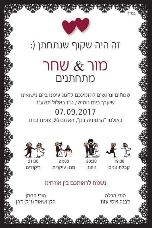 חוות דעת של שחר על פרי פרינט – הזמנות לחתונה