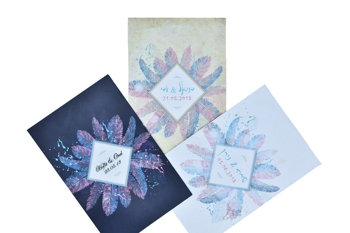 גם אם לא תחליטו להדפיס, ההזמנה עדיין תהיה יפה ומעוצבת. הזמנות לחתונה